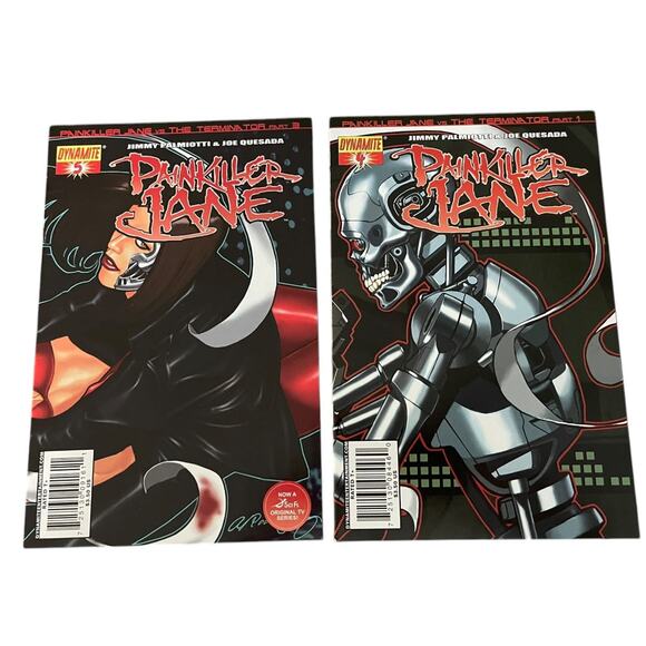 Dynamite Painkiller Jane #4 & 5 Jimmy Palmiotti & Joe Quesada - Picture 3 of 12